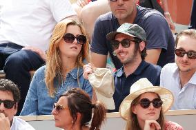 2025 French Open - Celebrities In Stand Day 5 NB