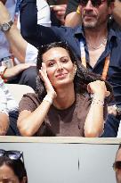 2025 French Open - Celebrities In Stand Day 5 NB
