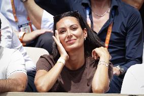 2025 French Open - Celebrities In Stand Day 5 NB