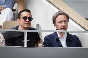 2025 French Open - Celebrities In Stand Day 5 NB