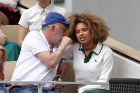 2025 French Open - Celebrities In Stand Day 5 NB