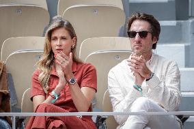 2025 French Open - Celebrities In Stand Day 5 NB