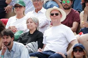 2025 French Open - Celebrities In Stand Day 5 NB