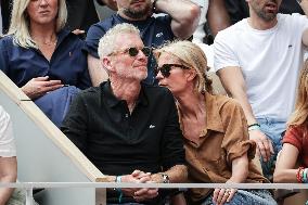 2025 French Open - Celebrities In Stand Day 5 NB