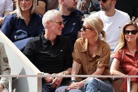 2025 French Open - Celebrities In Stand Day 5 NB