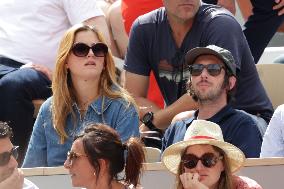 2025 French Open - Celebrities In Stand Day 5 NB