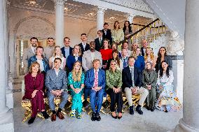 Queen Maxima And King Willem-Alexander At The Uitblinkerslunch - The Hague