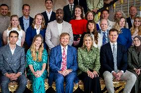 Queen Maxima And King Willem-Alexander At The Uitblinkerslunch - The Hague