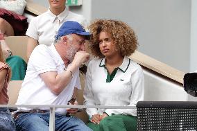 2025 French Open - Celebrities In Stand Day 5 NB