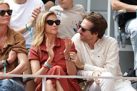 2025 French Open - Celebrities In Stand Day 5 NB