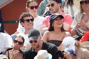 2025 French Open - Celebrities In Stand Day 5 NB