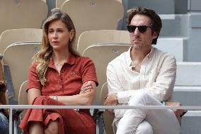 2025 French Open - Celebrities In Stand Day 5 NB