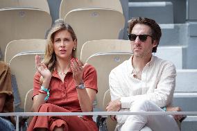 2025 French Open - Celebrities In Stand Day 5 NB