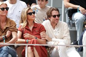 2025 French Open - Celebrities In Stand Day 5 NB