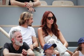 2025 French Open - Celebrities In Stand Day 5 NB