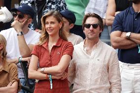 2025 French Open - Celebrities In Stand Day 5 NB