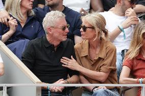 2025 French Open - Celebrities In Stand Day 5 NB