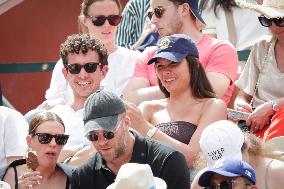 2025 French Open - Celebrities In Stand Day 5 NB