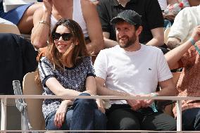 2025 French Open - Celebrities In Stand Day 5 NB