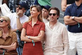 2025 French Open - Celebrities In Stand Day 5 NB