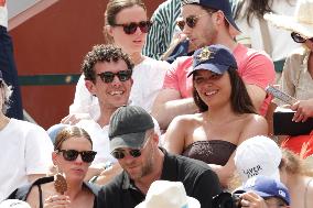 2025 French Open - Celebrities In Stand Day 5 NB