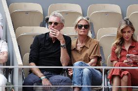 2025 French Open - Celebrities In Stand Day 5 NB