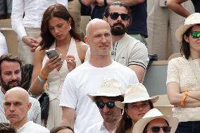 2025 French Open - Celebrities In Stand Day 5 NB