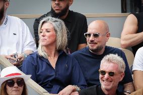 2025 French Open - Celebrities In Stand Day 5 NB