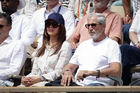 2025 French Open - Celebrities In Stand Day 5 NB