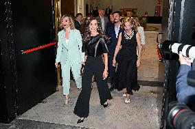 Queen Letizia At Solo de Ciencia Contest - Madrid