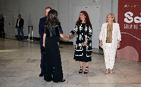Queen Letizia At Solo de Ciencia Contest - Madrid