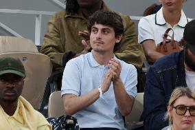 2025 French Open - Celebrities In Stand Night 5 NB