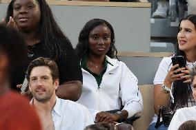 2025 French Open - Celebrities In Stand Night 5 NB