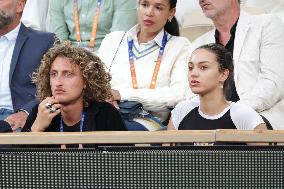 2025 French Open - Celebrities In Stand Night 5 NB