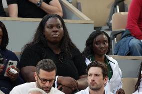 2025 French Open - Celebrities In Stand Night 5 NB
