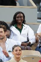 2025 French Open - Celebrities In Stand Night 5 NB