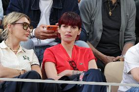 2025 French Open - Celebrities In Stand Night 5 NB