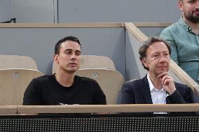 2025 French Open - Celebrities In Stand Night 5 NB