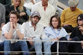2025 French Open - Celebrities In Stand Night 5 NB