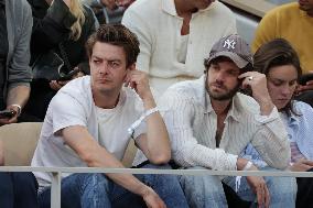 2025 French Open - Celebrities In Stand Night 5 NB