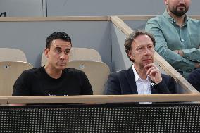 2025 French Open - Celebrities In Stand Night 5 NB