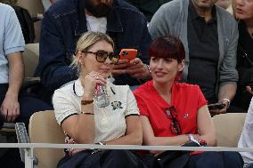 2025 French Open - Celebrities In Stand Night 5 NB