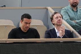 2025 French Open - Celebrities In Stand Night 5 NB