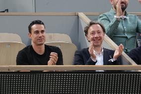 2025 French Open - Celebrities In Stand Night 5 NB