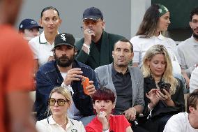2025 French Open - Celebrities In Stand Night 5 NB