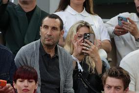 2025 French Open - Celebrities In Stand Night 5 NB