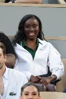 2025 French Open - Celebrities In Stand Night 5 NB