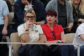 2025 French Open - Celebrities In Stand Night 5 NB