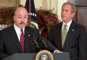 Bush Names Kerik as Secretary for Homeland Security