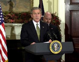 Bush Names Kerik as Secretary for Homeland Security